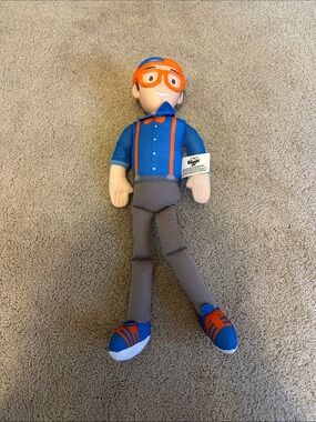 Blippi Plush Doll - Blue and Orange Outfit